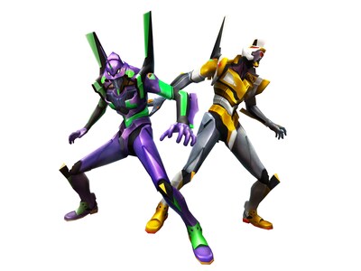 プロモーション映像に登場する初号機と零号機。(c)カラー