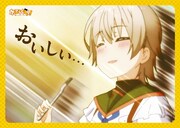 コラボメニューを注文した人にプレゼントされるポストカード。「がっこうぐらし！」と個室家座香屋6年4組新宿東口駅前分校コラボ告知画像。(c)Nitroplus/海法紀光・千葉サドル・芳文社/がっこうぐらし！製作委員会