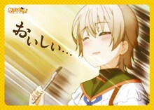 コラボメニューを注文した人にプレゼントされるポストカード。「がっこうぐらし！」と個室家座香屋6年4組新宿東口駅前分校コラボ告知画像。(c)Nitroplus/海法紀光・千葉サドル・芳文社/がっこうぐらし！製作委員会