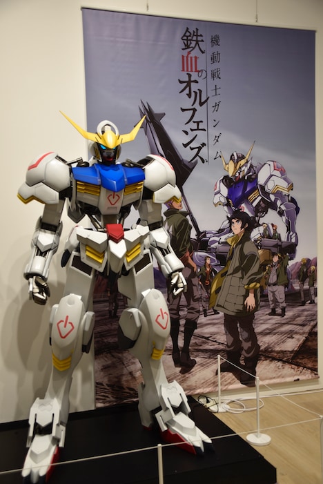 「機動戦士ガンダム展 THE ART OF GUNDAM」会場の様子。
