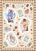 H賞の「しかけ付きメッセージカード&ステッカーセット」の1種。 (c)CLAMP・ShigatsuTsuitachi CO.,LTD./講談社