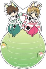 H賞の「しかけ付きメッセージカード&ステッカーセット」の1種。 (c)CLAMP・ShigatsuTsuitachi CO.,LTD./講談社