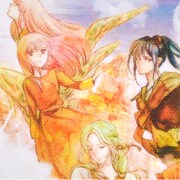 「クジラの子らは砂上に歌う」キャンバスパネル