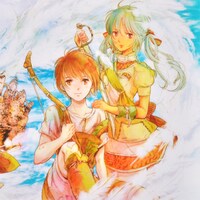 「クジラの子らは砂上に歌う」キャンバスパネル