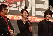 松尾諭、桜庭ななみ、本郷奏多。