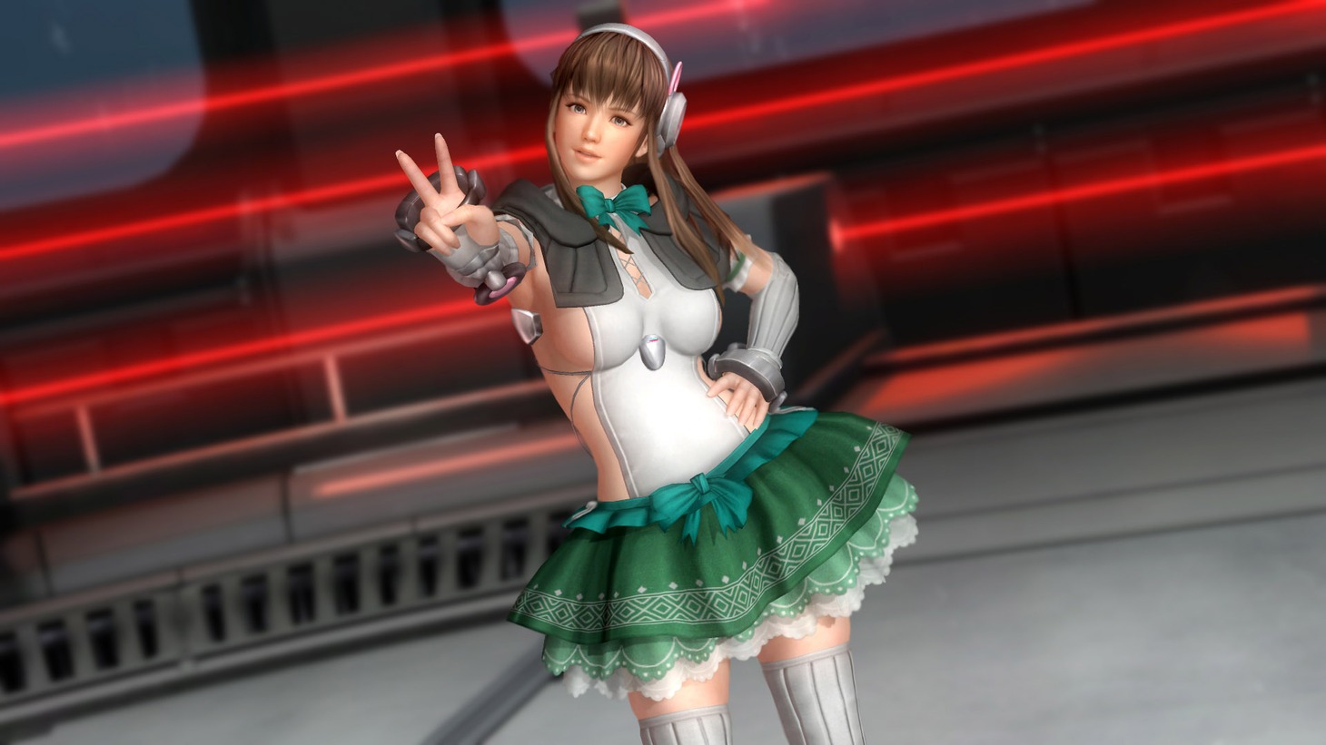 若木民喜デザインコスチューム（ヒトミ） (c)2012-2015 コーエーテクモゲームス Team NINJA All rights reserved. Akira, Sarah, Pai, Jacky characters (c)SEGA. Virtua Fighter is either a registered trademark or trademark of SEGA Corporation.