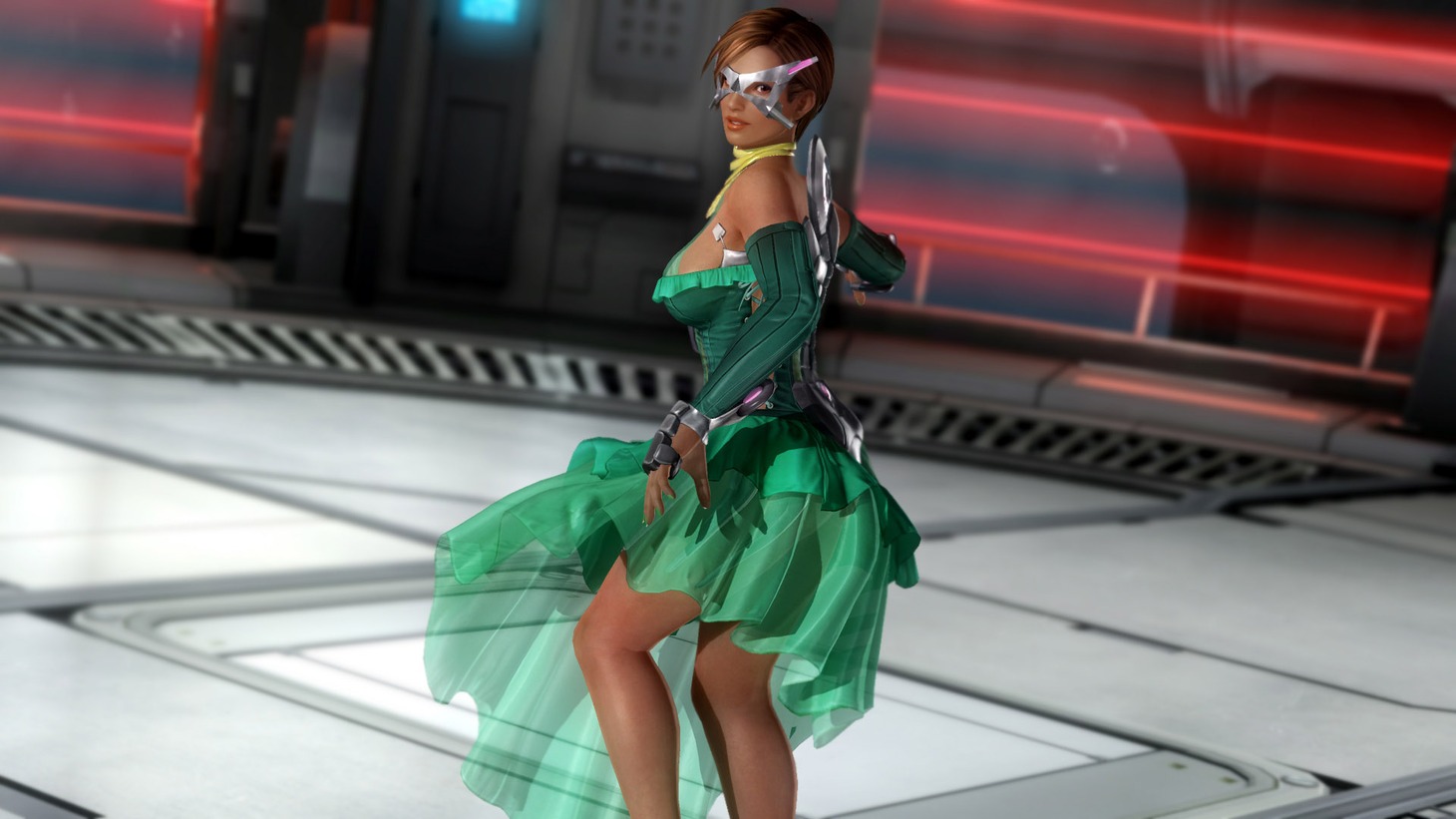 若木民喜デザインコスチューム（ラ・マリポーサ） (c)2012-2015 コーエーテクモゲームス Team NINJA All rights reserved. Akira, Sarah, Pai, Jacky characters (c)SEGA. Virtua Fighter is either a registered trademark or trademark of SEGA Corporation.