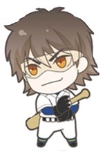 「ダイヤのA」キャラポップストア仙台パルコ店で展開される、帽子なしのイラスト。(c)寺嶋裕二・講談社/「ダイヤのA-SS-」製作委員会・テレビ東京