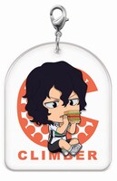 I賞：ぐんぐんクライマープレートチャーム（全6種）のうち1種。 (c)渡辺航 (週刊少年チャンピオン) /弱虫ペダルGR製作委員会