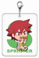 J賞：すいすいスプリンタープレートチャーム（全6種）のうち1種。 (c)渡辺航 (週刊少年チャンピオン) /弱虫ペダルGR製作委員会