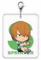 J賞：すいすいスプリンタープレートチャーム（全6種）のうち1種。 (c)渡辺航 (週刊少年チャンピオン) /弱虫ペダルGR製作委員会