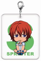 J賞：すいすいスプリンタープレートチャーム（全6種）のうち1種。 (c)渡辺航 (週刊少年チャンピオン) /弱虫ペダルGR製作委員会