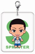 J賞:すいすいスプリンタープレートチャーム(全6種)のうち1種。 (c)渡辺航 (週刊少年チャンピオン) /弱虫ペダルGR製作委員会