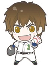 「ダイヤのA」キャラポップストア仙台パルコ店で展開される、帽子なしのイラスト。(c)寺嶋裕二・講談社/「ダイヤのA-SS-」製作委員会・テレビ東京