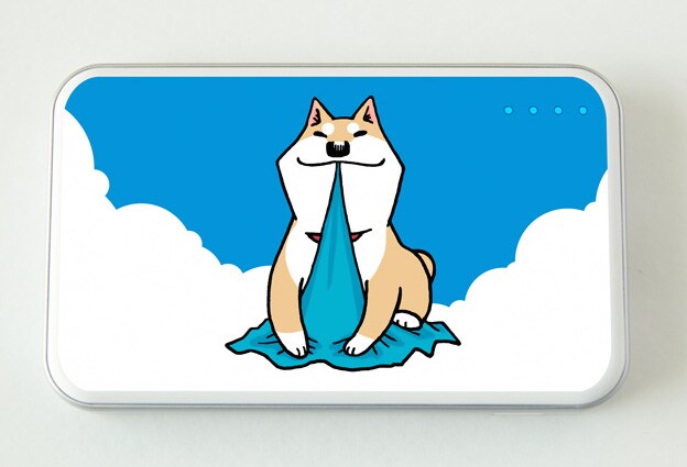 「いとしのムーコ」のモバイルバッテリー。