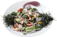 オリジナルフード「お前らいい加減にしろよサラダ」(c)空知英秋/集英社・テレビ東京・電通・BNP・アニプレックス