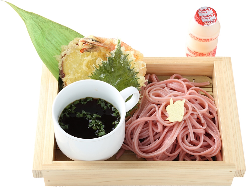 期間限定フード「高杉の紫蕎麦」