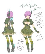 若木民喜によるあやねのデザイン画。(c)2012-2015 コーエーテクモゲームス Team NINJA All rights reserved. Akira, Sarah, Pai, Jacky characters (c)SEGA. Virtua Fighter is either a registered trademark or trademark of SEGA Corporation.