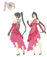 若木民喜による紅葉のデザイン画。(c)2012-2015 コーエーテクモゲームス Team NINJA All rights reserved. Akira, Sarah, Pai, Jacky characters (c)SEGA. Virtua Fighter is either a registered trademark or trademark of SEGA Corporation.