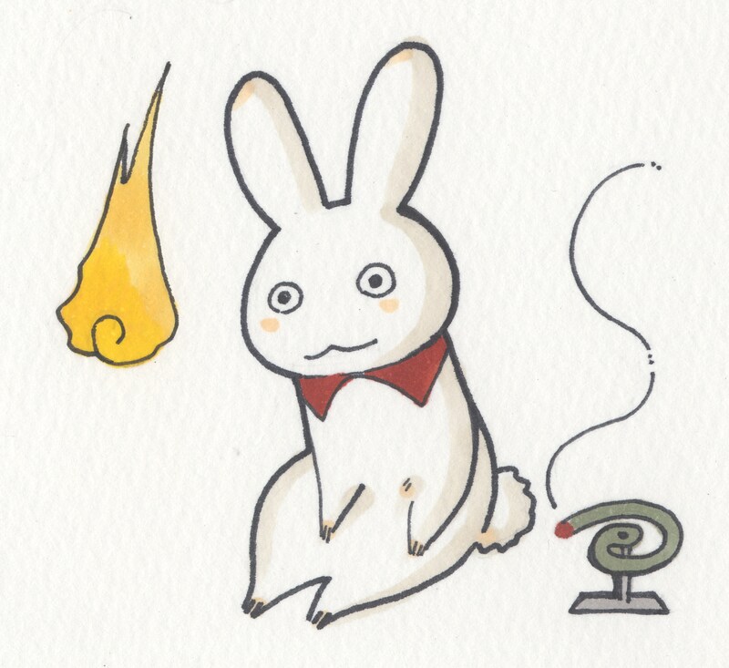 TONOによる通称「呪いのウサギ」。