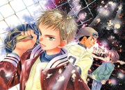 あさのあつこ原作、柚庭千景作画「バッテリー」カット