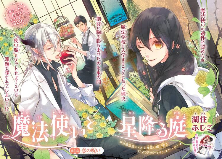 湖住ふじこ 魔法使い 使い魔描く新作始動 陛下が新米 最終巻は明日発売 コミックナタリー