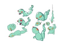 ソウゴが出会う謎の生物モ・リティカ・ツェツェス・ウラ。その全身はギフトジウムでできているらしい。通称はモウラ。(c)Project Felia／「コメット・ルシファー」製作委員会