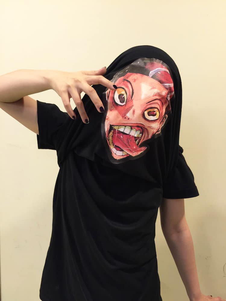 Tシャツをめくると御堂筋が 弱虫ペダル キャラになりきれるtシャツ コミックナタリー