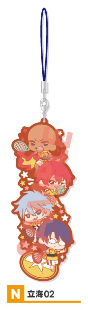 「わちゃっと！ラバーストラップ Vol.3」の「立海02」。(c)許斐 剛／集英社・NAS・新テニスの王子様プロジェクト