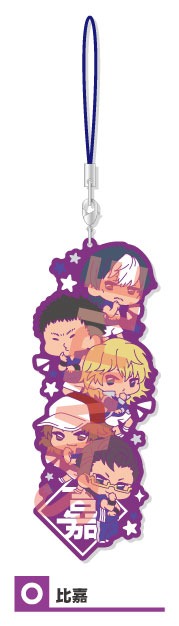 「わちゃっと！ラバーストラップ Vol.3」の「比嘉」。(c)許斐 剛／集英社・NAS・新テニスの王子様プロジェクト