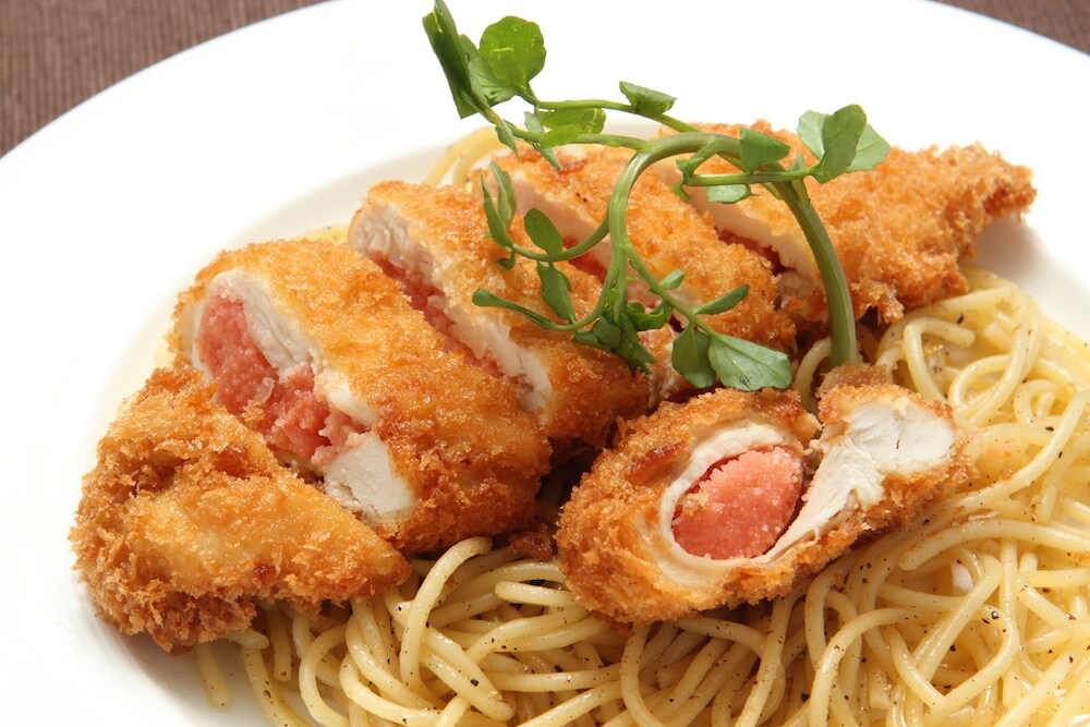 キリンシティの「めんたいチキン」。