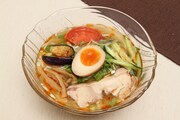 くじら軒の「冷やしラーメン」。