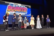 「BORUTO-NARUTO THE MOVIE-」舞台挨拶の様子。