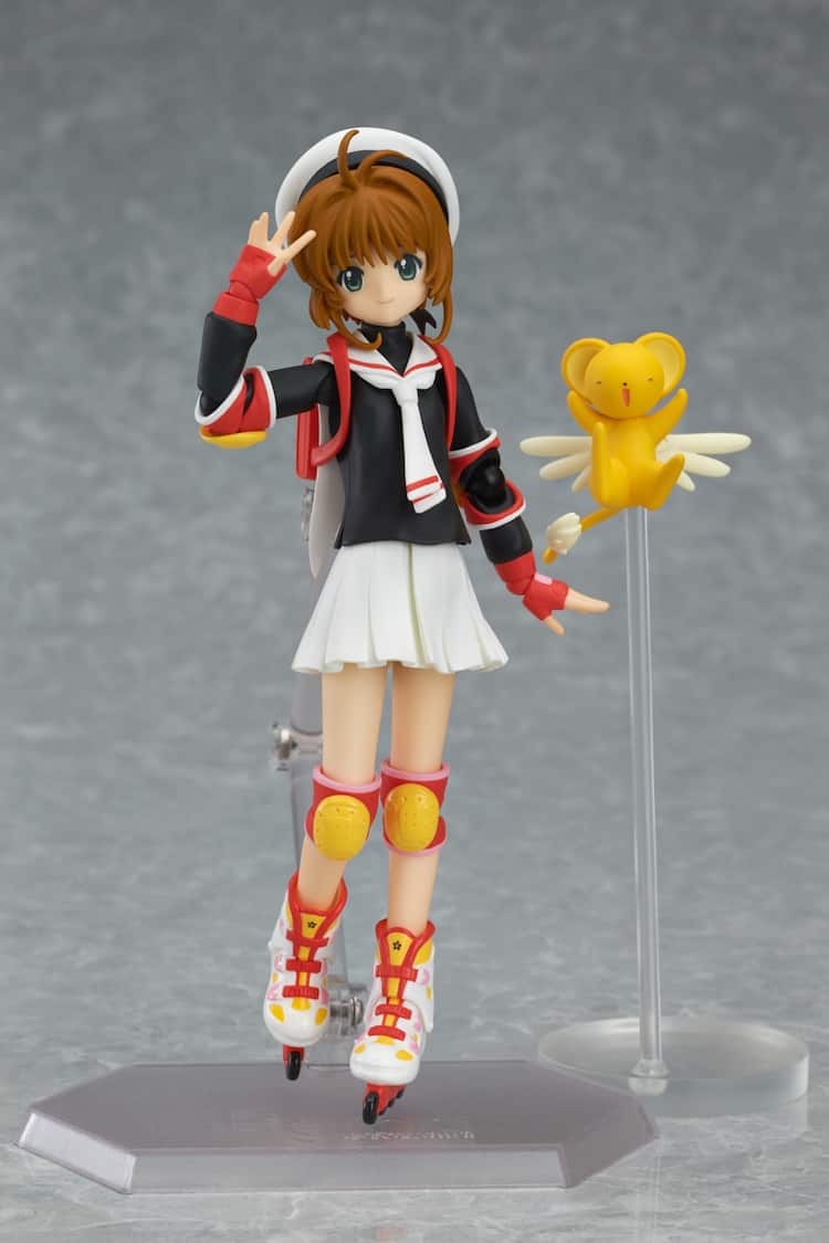 CCさくら」通学時のさくらfigma、スケート靴やプロテクターも付属 