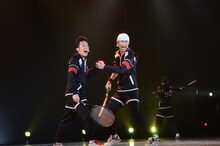諒太郎演じる桜井雅也、中村太郎演じる石田鉄。