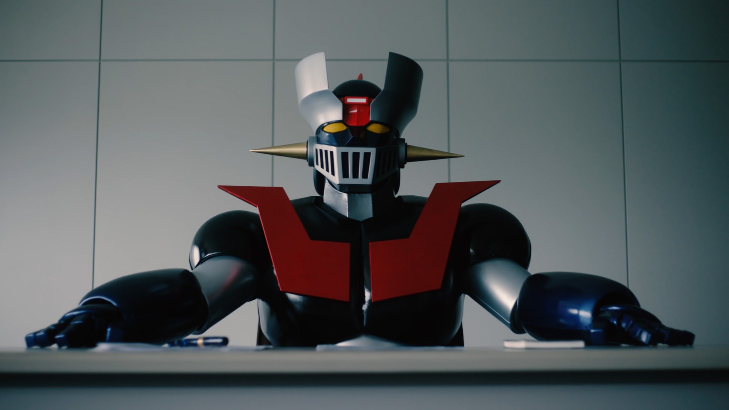 動画「「マジンガー課長　～ セカンドライフへ、マジンゴー！～」より。(c)GO NAGAI DYNAMIC PLANNING