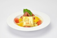 「『ブオン・アッペティート！』タクミの生ハムとマンゴーの冷製パスタレモン風味」