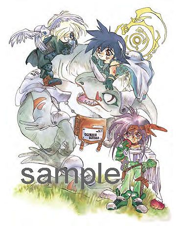 「夜麻みゆき画集 オッツ・キイム幻想」に収録される予定のイラスト。