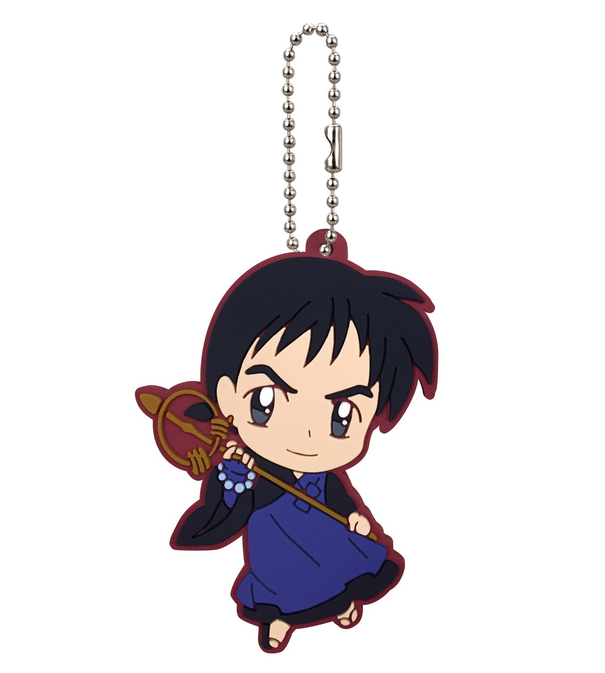 「犬夜叉ラバーマスコット」の弥勒。