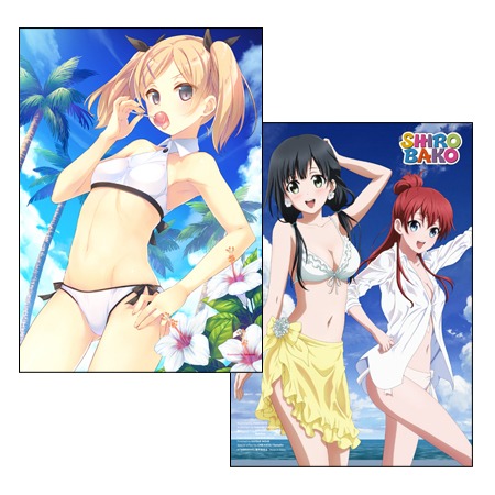 「『SHIROBAKO』夏コミセット 2015」のクリアファイル。※画像はイメージです。実際の商品とは異なる場合があります。(c)「SHIROBAKO」製作委員会