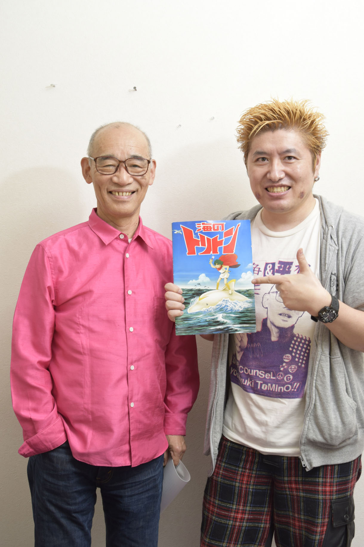 左が富野由悠季、右が吉田豪。