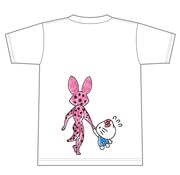 8月14日に販売される「一緒に行こうね」Tシャツの背面。 (c)1975,2015 SANRIO CO,LTD.APPROVAL NO S562213 (c)MIKIO IGARASHI/TAKE SHOBO