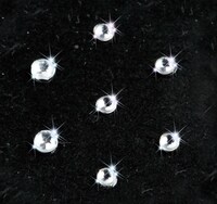 ちゃお9月号に付属する「クリアクリスタルシール」。