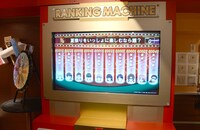 人気投票「かふぇあんどばー 万事屋銀ちゃん版 チキチキ キャラクター人気投票!!」用のランキングマシーン。