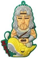 「北斗の拳世紀末ご当地伝説 ラバーマスコット」名古屋バージョン。(c)武論尊・原哲夫/NSP 1983