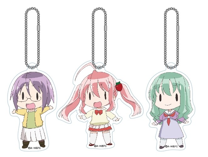 「あなたのお耳にプラグイン！」アクリルキーホルダー（全3種）