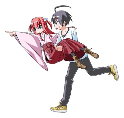 畑健二郎による新連載のイラスト。