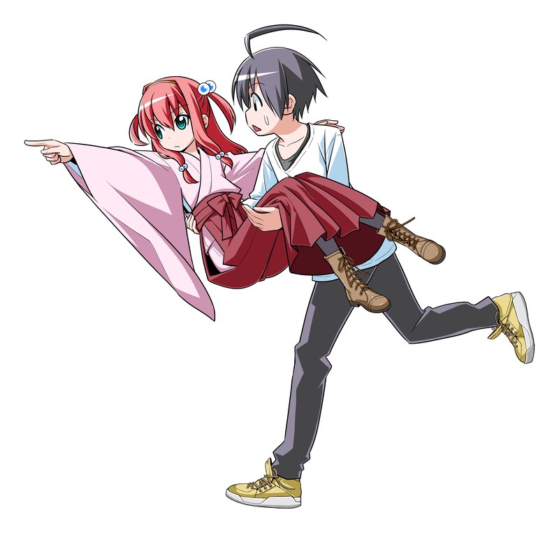 畑健二郎による新連載のイラスト。