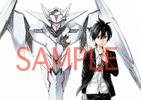 鈴木鈴（GoRA）原作、佐藤ミト漫画、柳瀬敬之メカニックデザイン「誓約のフロントライン」カット