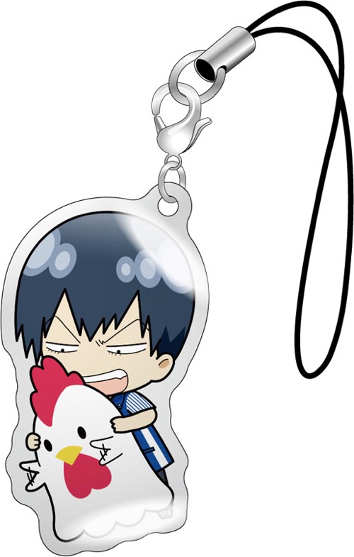 荒北靖友のメタルチャームストラップ (c)渡辺航（週刊少年チャンピオン）/劇場版弱虫ペダル製作委員会